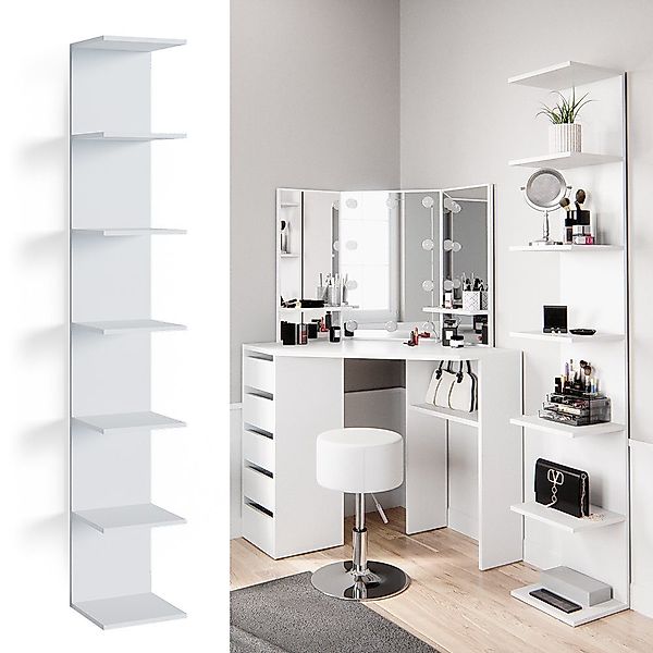 Vicco Wandregal Paolo, Weiß, 30 x günstig online kaufen