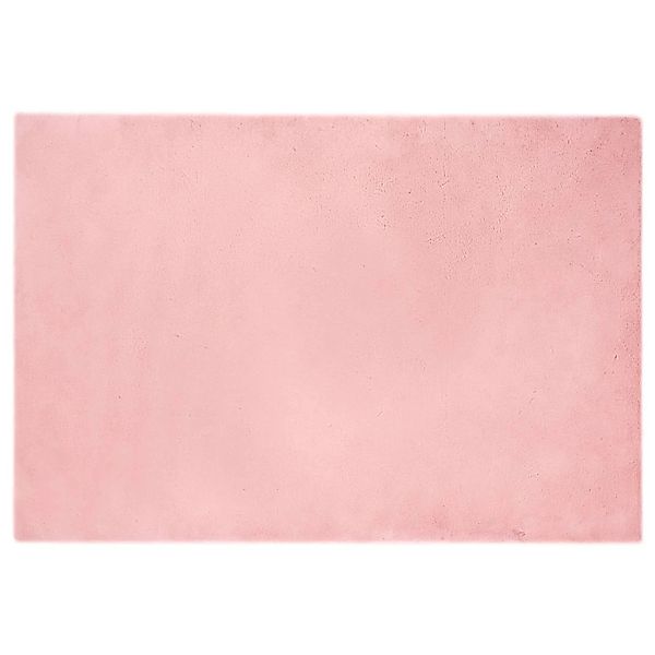 vidaXL Kunstfell Hasen Teppich Olite Rosa 120 x 170 cm Polyester 42021702 günstig online kaufen