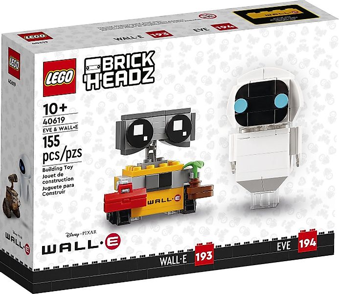LEGO® LEGO® BrickHeadz 40619 EVE und WALL•E Konstruktionsspielsteine günstig online kaufen