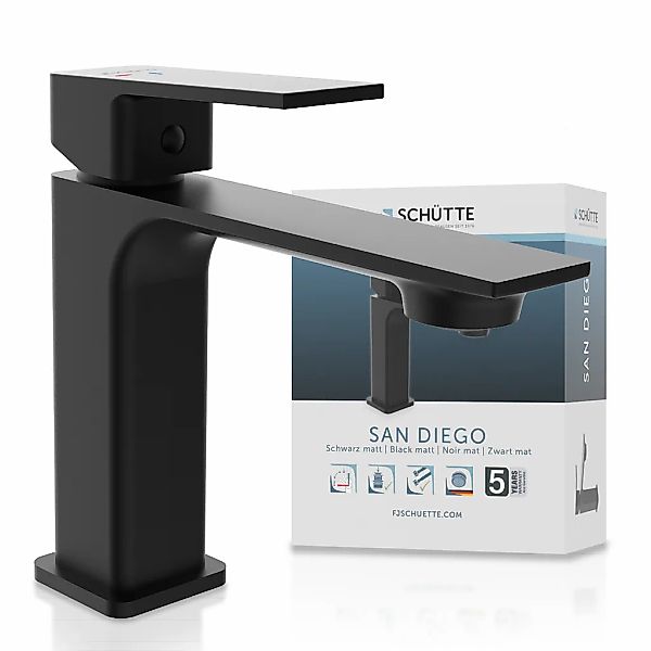 Schütte Waschtischarmatur "SAN DIEGO" Hochdruck Armatur Bad, Waschtischarma günstig online kaufen
