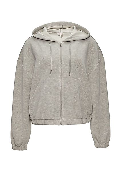 s.Oliver Sweater Sweatshirt Jacke grey melange günstig online kaufen