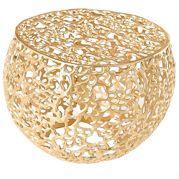 riess-ambiente Couchtisch ABSTRACT LEAF Ø50cm gold günstig online kaufen