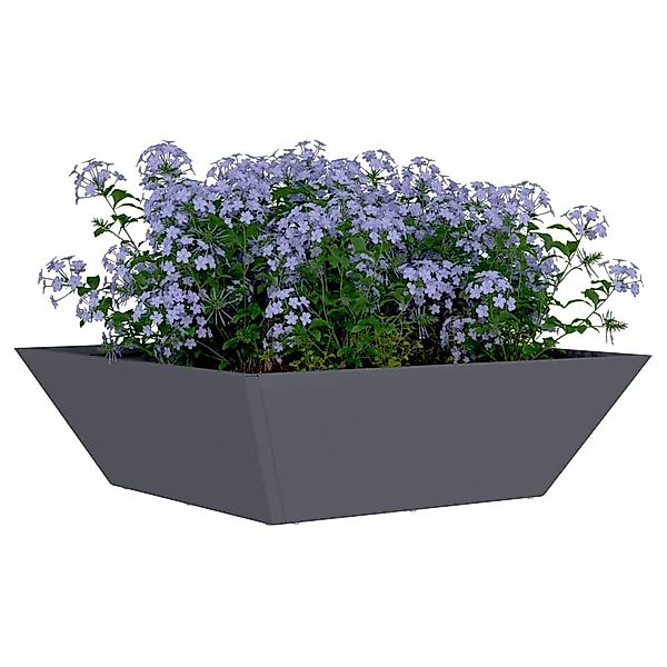 vidaXL Blumentopf Garten Schüssel Pflanzer Anthrazit günstig online kaufen