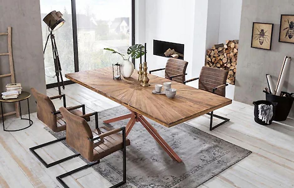 SIT Esstisch "Tops&Tables", aus recyceltem Altholz Teak günstig online kaufen