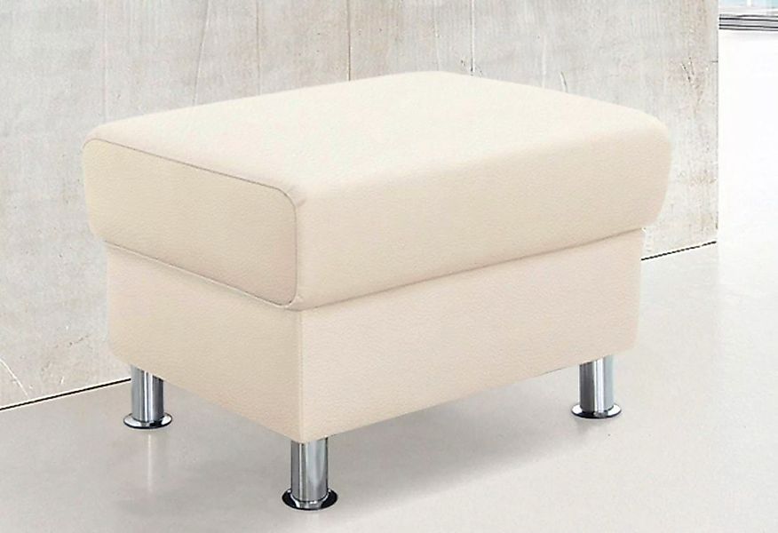 TRENDMANUFAKTUR Hocker "Rondo, Polsterhocker zur Serie, Breite 67 cm, Füße günstig online kaufen