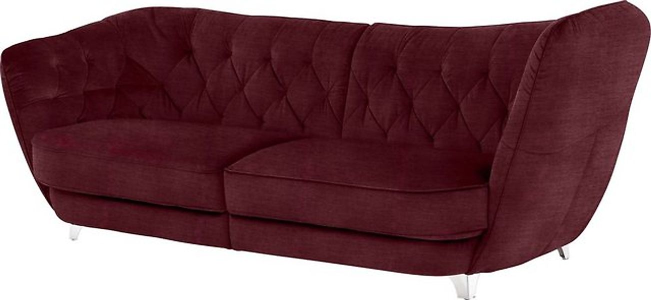 Leonique Big-Sofa Retro, stylischer Hochlehner günstig online kaufen