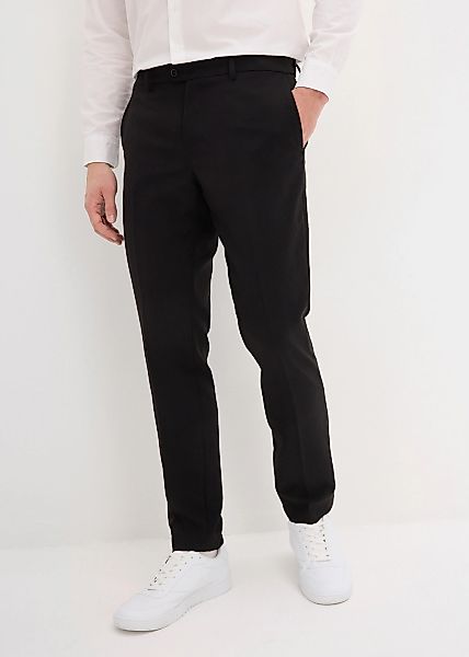 bonprix Anzughose Slim Fit, aus Polyester, festlicher Stil, Businessmode günstig online kaufen