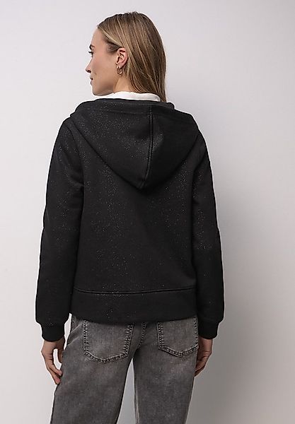 STREET ONE Sweatjacke im Glitzer-Look günstig online kaufen