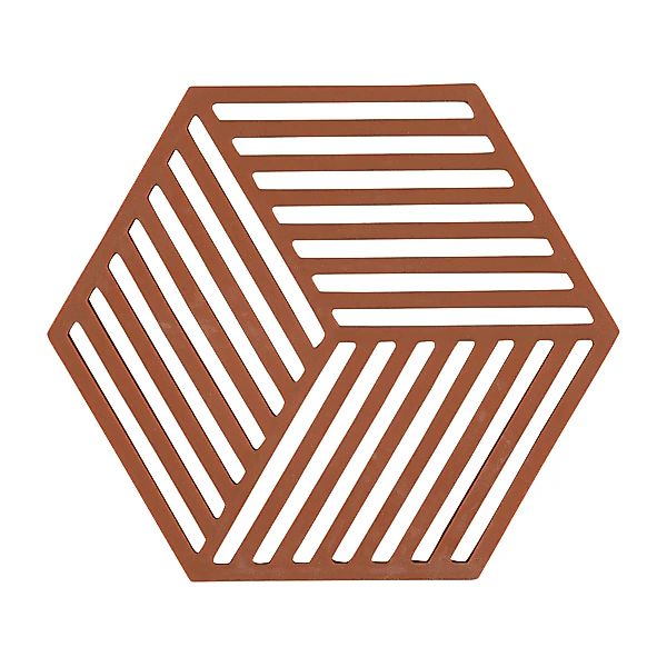 Hexagon Topfuntersetzer Terracotta günstig online kaufen