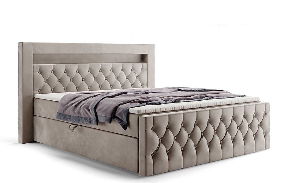 Labett Boxspringbett GOLD 9 mit LED, günstig online kaufen