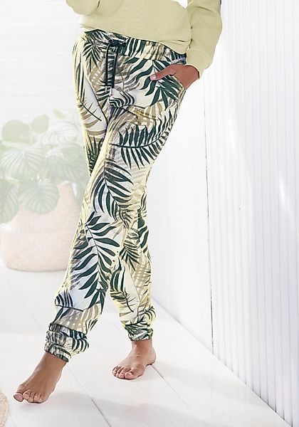 LASCANA Sweatpants (1-tlg) Loungehose mit Allover-Druck, günstig online kaufen