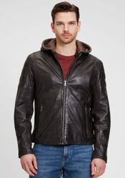 Mauritius Lederjacke "Rylo LAKEV" mit Kapuze Reißverschluss, Reißverschluss günstig online kaufen