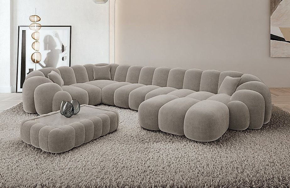 Sofa Dreams Sofa Rajada U Form Stoff günstig online kaufen