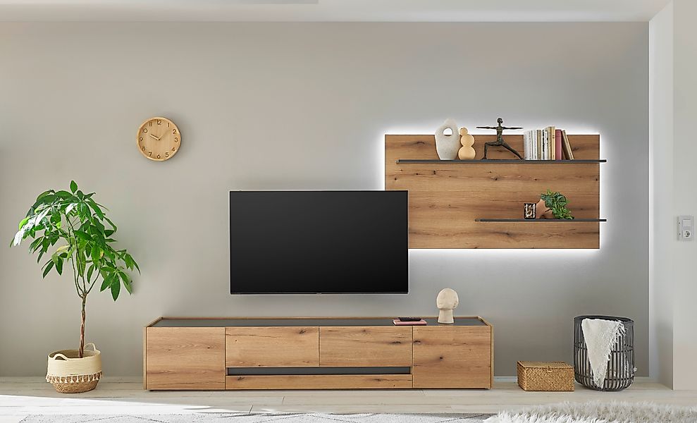 INOSIGN Wohnwand "City/Giron, moderne Anbauwand, Komplettset in vielen Farb günstig online kaufen