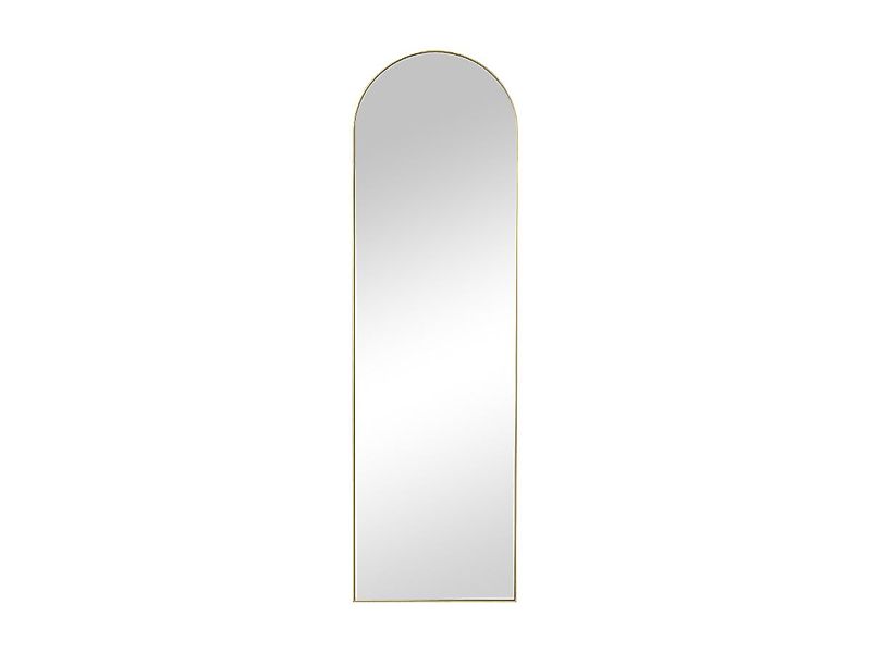 Bogenförmiger Spiegel zum Aufstellen - Metall - 50 x 170 cm - Goldfarben - günstig online kaufen