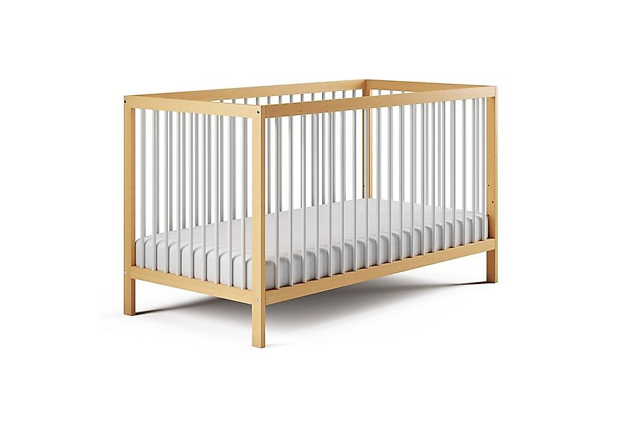 Kids Collective Kinderbett Babybett Gitterbett 60x120 und 70x140 cm herausn günstig online kaufen