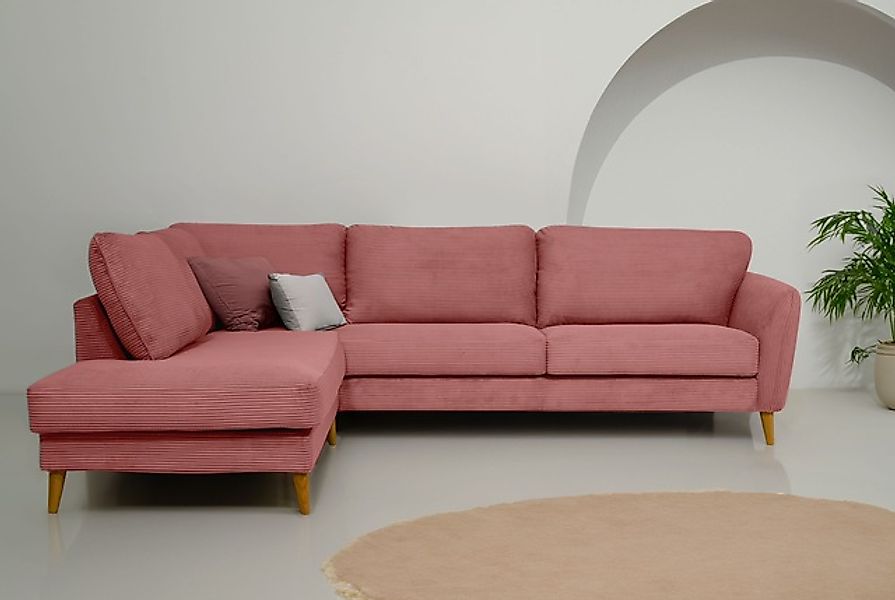 Home affaire Ecksofa »MARSEILLE 278/202 cm, L-Form, Ottom. rechts/links, ve günstig online kaufen