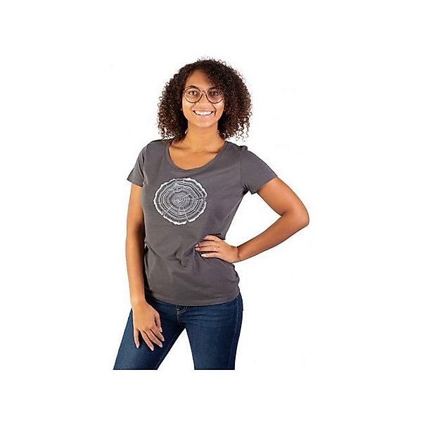 Life-Tree T-Shirt Rundhals T-Shirt für Weiblich in anthrazit (1-tlg., keine günstig online kaufen