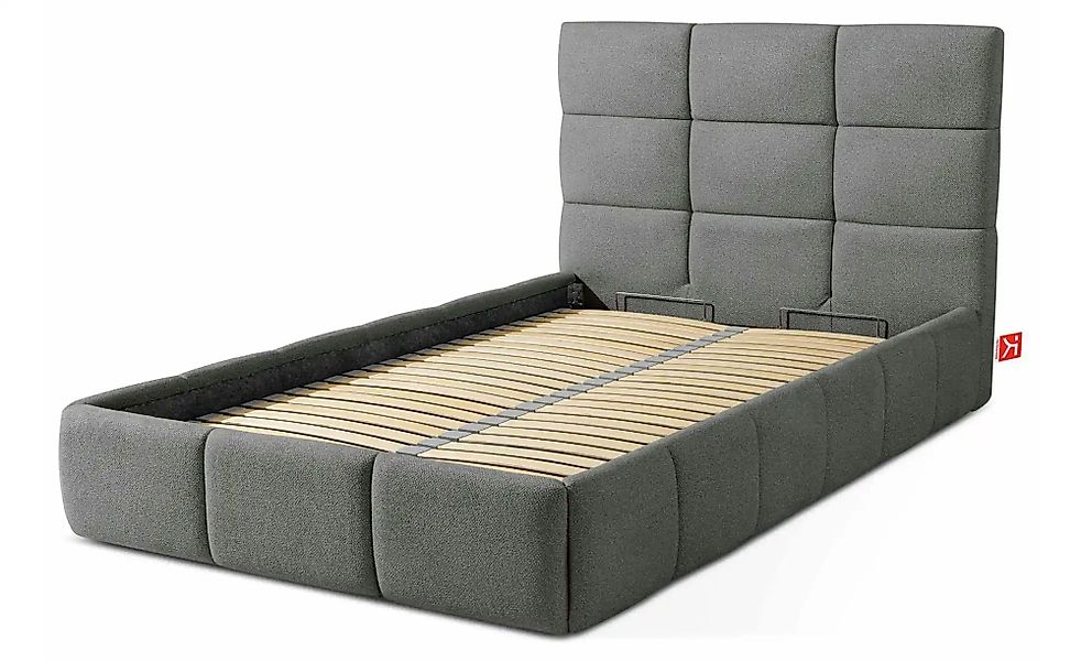 KONSIMO Polsterbett  Altos ¦ grau ¦ Maße (cm): B: 136 H: 115 Betten > Polst günstig online kaufen