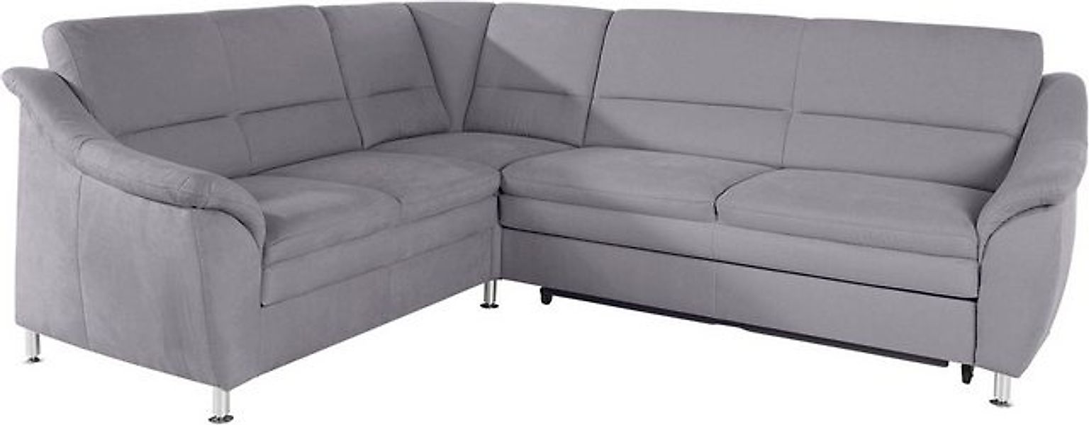 Places of Style Ecksofa "Cardoso L-Form", Federkern, wahlweise mit Bett, Sc günstig online kaufen