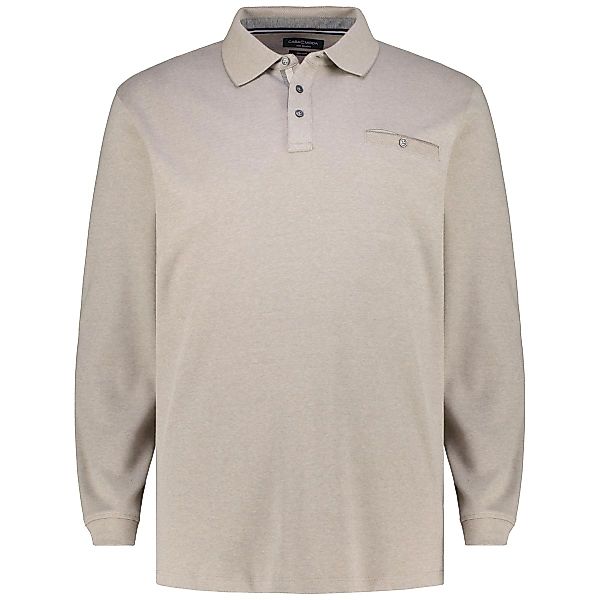 CASA MODA Pflegeleichtes Stretch-Poloshirt Farbe beige Größe: 4XL günstig online kaufen