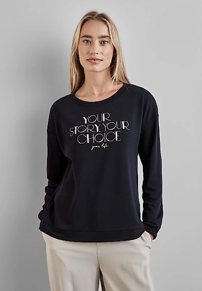 STREET ONE Langarmshirt Rundhalsausschnitt günstig online kaufen