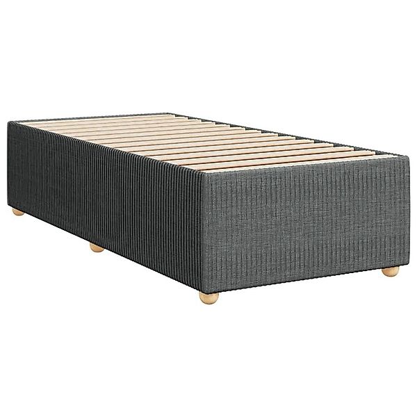 vidaXL Bett Bettgestell ohne Matratze Dunkelgrau günstig online kaufen
