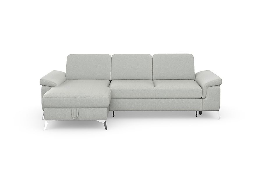 sit&more Ecksofa »Padua L-Form«, inklusive Sitztiefenverstellung, Armteilfu günstig online kaufen