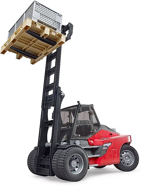 Bruder® Spielzeug-Auto Logistik Linde HT160D Stapler, Palette,3 Gitterboxen günstig online kaufen