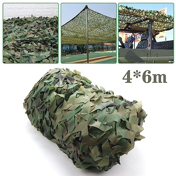 OSTWOLKE Sonnensegel 4X6M Sonnensegel Camouflage Jagd günstig online kaufen
