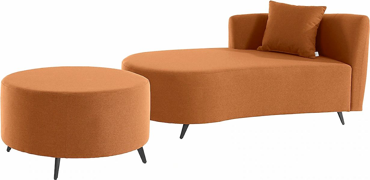 Home affaire Recamiere "Hulby" wahlweise mit und ohne Hocker und Armlehne l günstig online kaufen