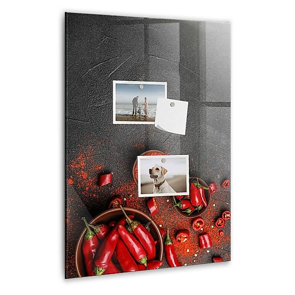 Tulup Magnettafel Aus Glas Gemahlener Paprika 40x60 cm Whiteboard Magnetisc günstig online kaufen
