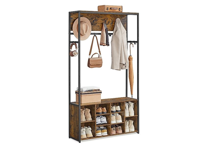 VASAGLE Garderobenständer Garderobe, Kleiderständer, Garderobe, Eingangsmöb günstig online kaufen