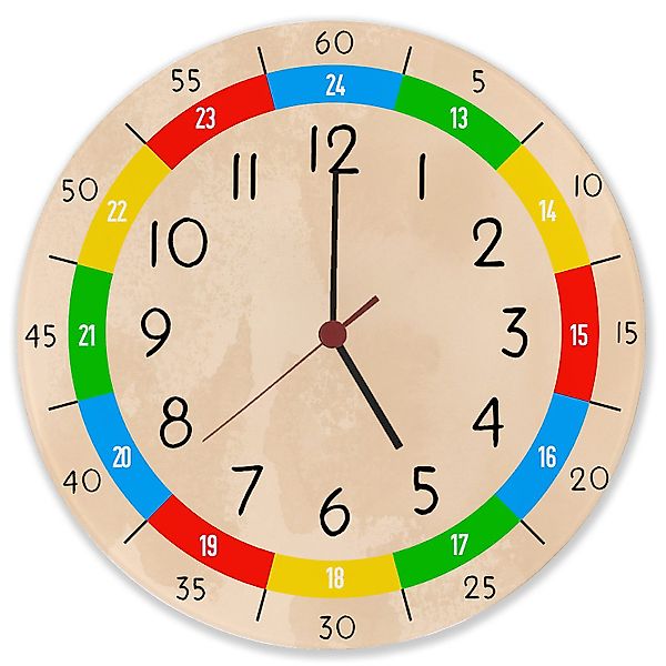 speecheese Wanduhr Lernuhr für Kinder Wanduhr günstig online kaufen