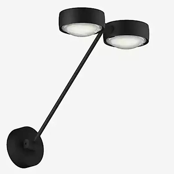 Occhio Sento Parete Doppio 40 Up E Wandleuchte LED, Kopf schwarz matt/Body günstig online kaufen