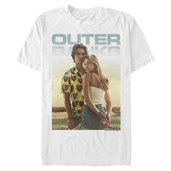 Netflix - Outer Banks - John B & Sarah Poster Couple - Männer T-Shirt günstig online kaufen