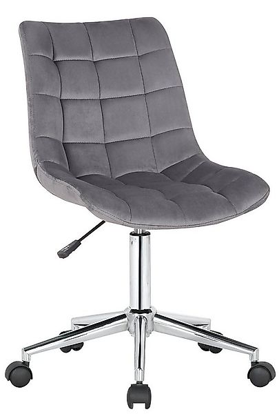 CLP Schreibtischstuhl Medford, dreh- & stufenlos verstellbar, Samt günstig online kaufen