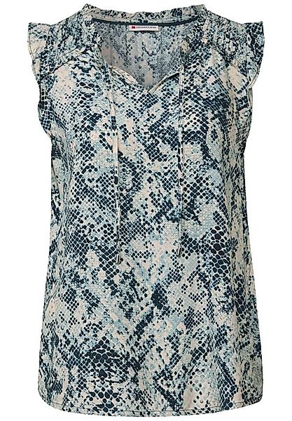 STREET ONE Kurzarmbluse Viskose Sommer Top günstig online kaufen