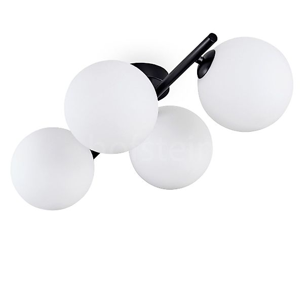 hofstein Deckenleuchte Deckenlampe aus Metall/Glas in günstig online kaufen