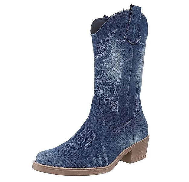Ital-Design Feminine Cowboystiefel für jeden Anlass Westernstiefel (8937632 günstig online kaufen