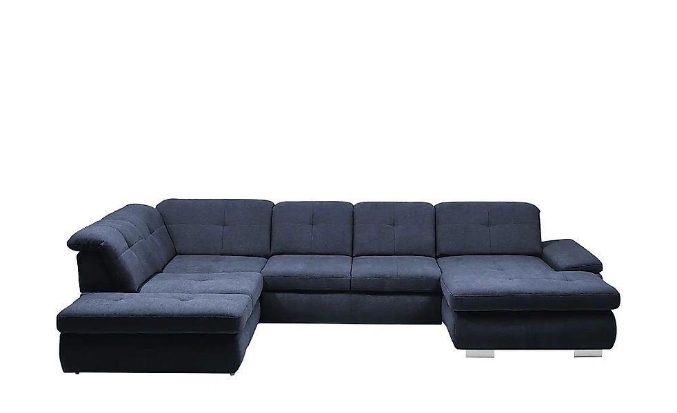 Lounge Collection Wohnlandschaft Flachgewebe  Affair ¦ blau ¦ Maße (cm): B: günstig online kaufen