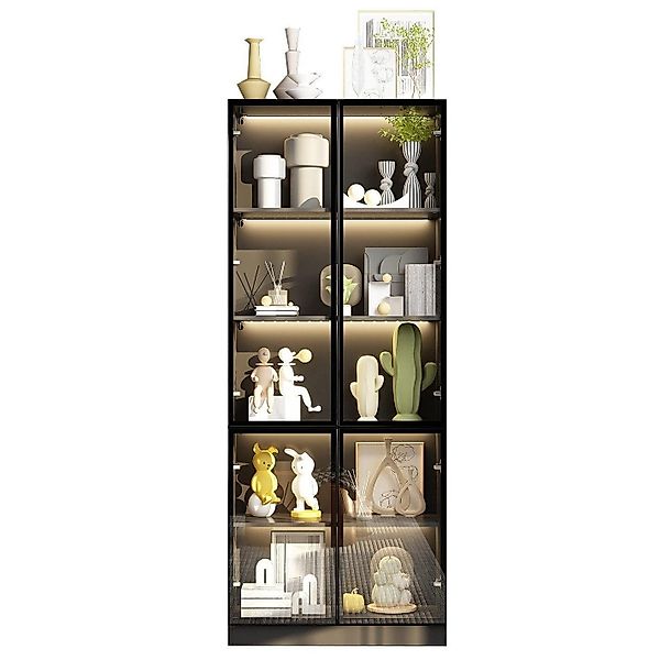 FUFU&GAGA Glasvitrine mit 2 Glastüren und günstig online kaufen