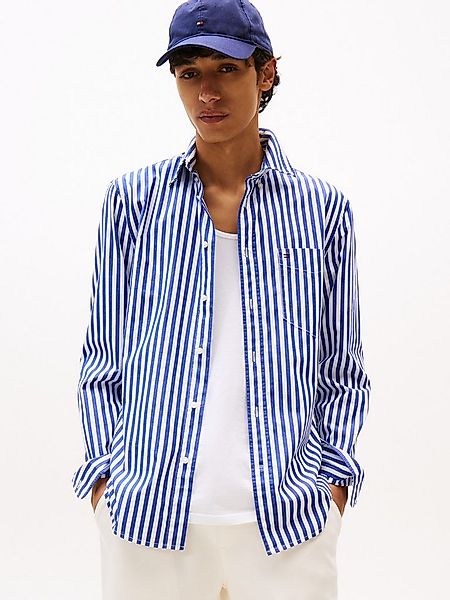 Tommy Hilfiger Langarmhemd FLEX POPLIN BOLD STRIPE SHIRT günstig online kaufen