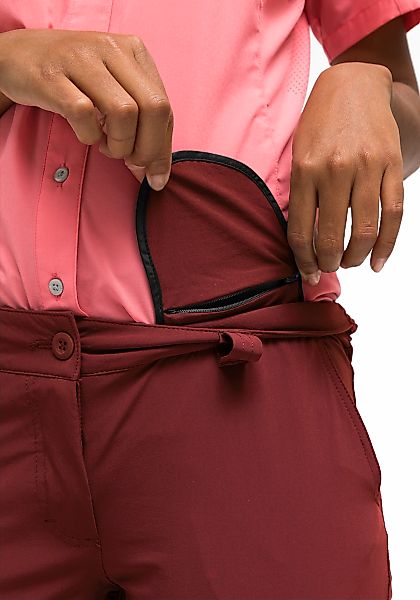 Maier Sports Trekkinghose Maier Sports Damen Hose Inara Slim Zip 3000133 günstig online kaufen