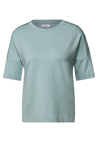 Cecil T-Shirt mit Knopfdetail günstig online kaufen