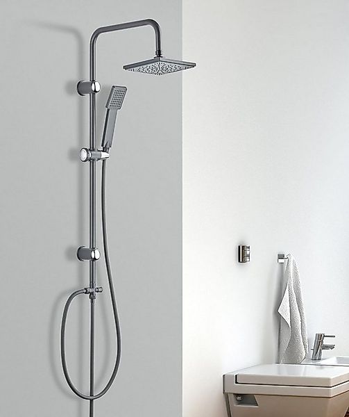 Vereg Duschsystem Fine Shower, 1 Strahlart(en), Duschsäule Überkopfbrause-S günstig online kaufen