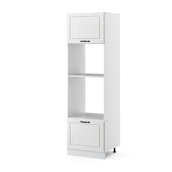 Vicco Mikrowellenumbauschrank R-Line, Weiß Landhaus/Weiß, 60 günstig online kaufen