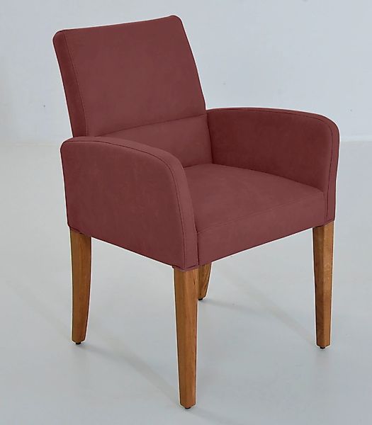 K+W Komfort & Wohnen Armlehnstuhl "GOBY" () 4-Fuß-Armlehnenstuhl mit Füßen günstig online kaufen