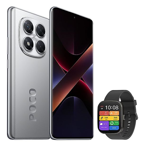 Xiaomi POCO X7 8+256GB Smartphone & Smartwatch Handy (6.67 Zoll, 50 MP Kame günstig online kaufen