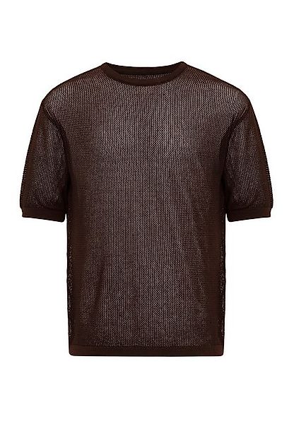 Antioch Poloshirt OSLO - Short Sleeve - Crewneck - Cellular Knitted günstig online kaufen